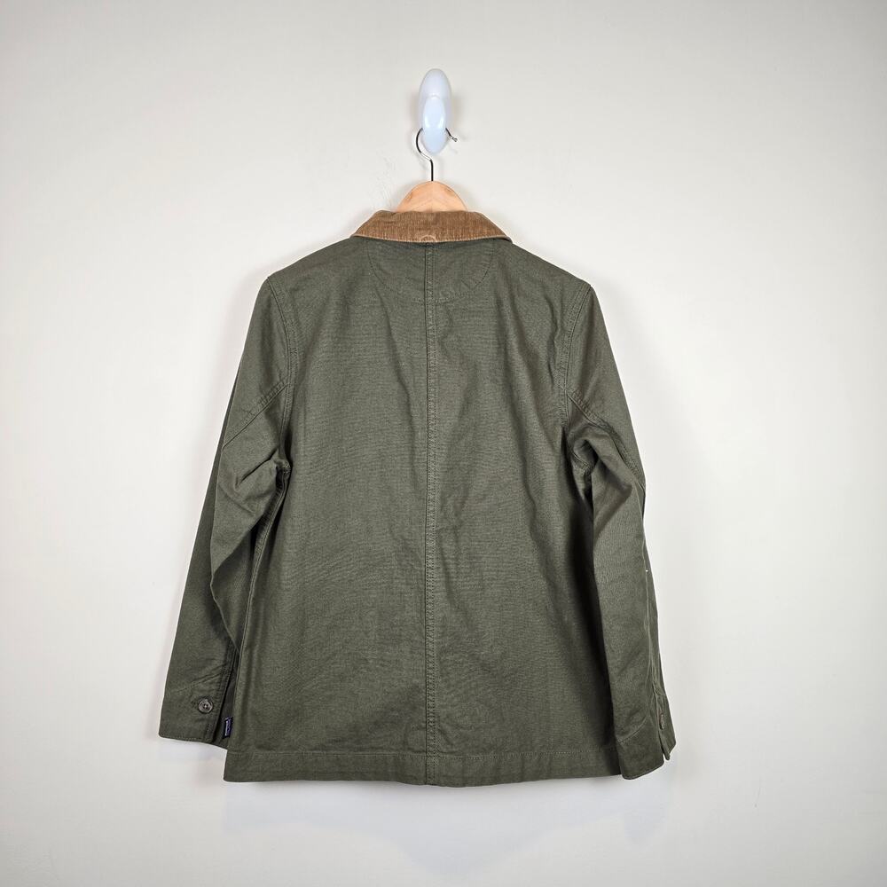 Patagonia Womens Size XS Point Reyes Canvas Coat Basin Green 20255 - Picture 3 of 3